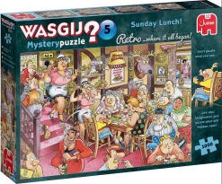 Jumbo Wasgij Retro Mystery 5 - Sunday Lunch! - 1000 Stukjes