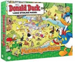 Just Games Donald Duck 2 - Picknickperikelen - Legpuzzel Van 1000 Stukjes