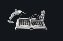 Metal Earth De Oude Man En De Zee Boeksculptuur - 3D Puzzel