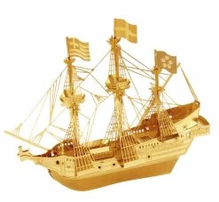 Metal Earth Gouden Driemaster Golden Hind - 3D Puzzel