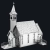 Metal Earth Old Country Church - 3D Puzzel