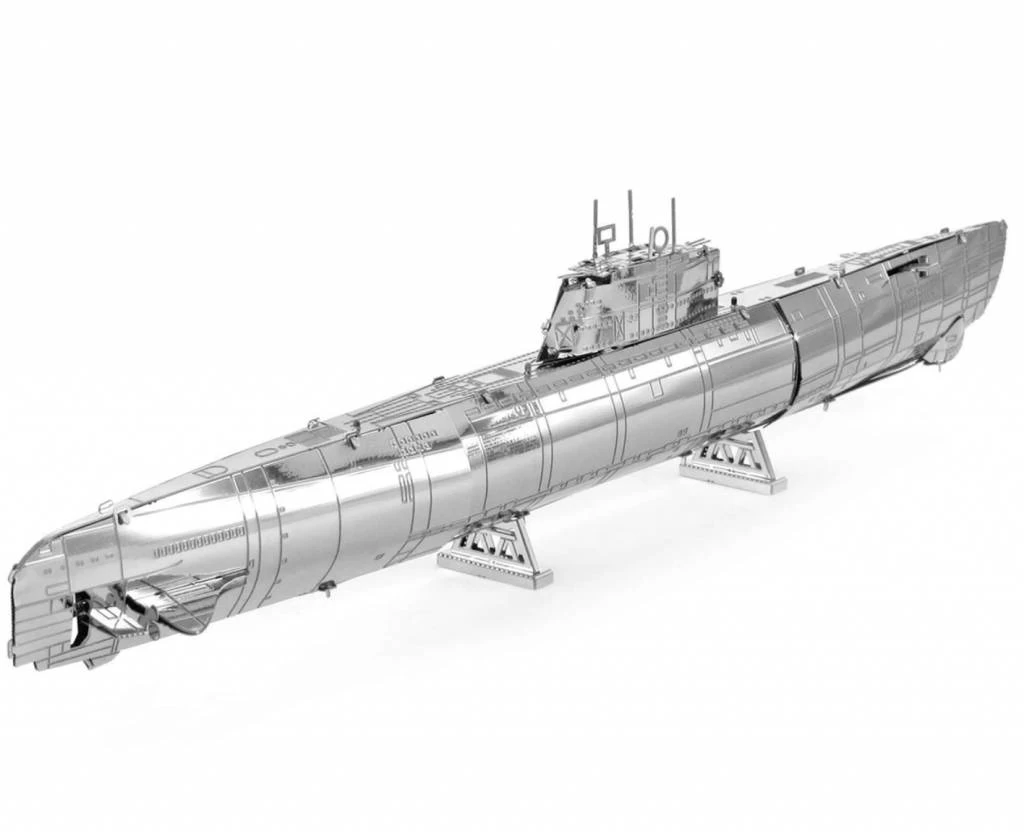 Metal Earth U-boat Type XXI - 3D Puzzel 7 Metal Earth U-boat Type XXI - 3D Puzzel - Afbeelding 5