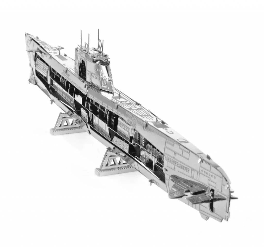 Metal Earth U-boat Type XXI - 3D Puzzel 8 Metal Earth U-boat Type XXI - 3D Puzzel - Afbeelding 6