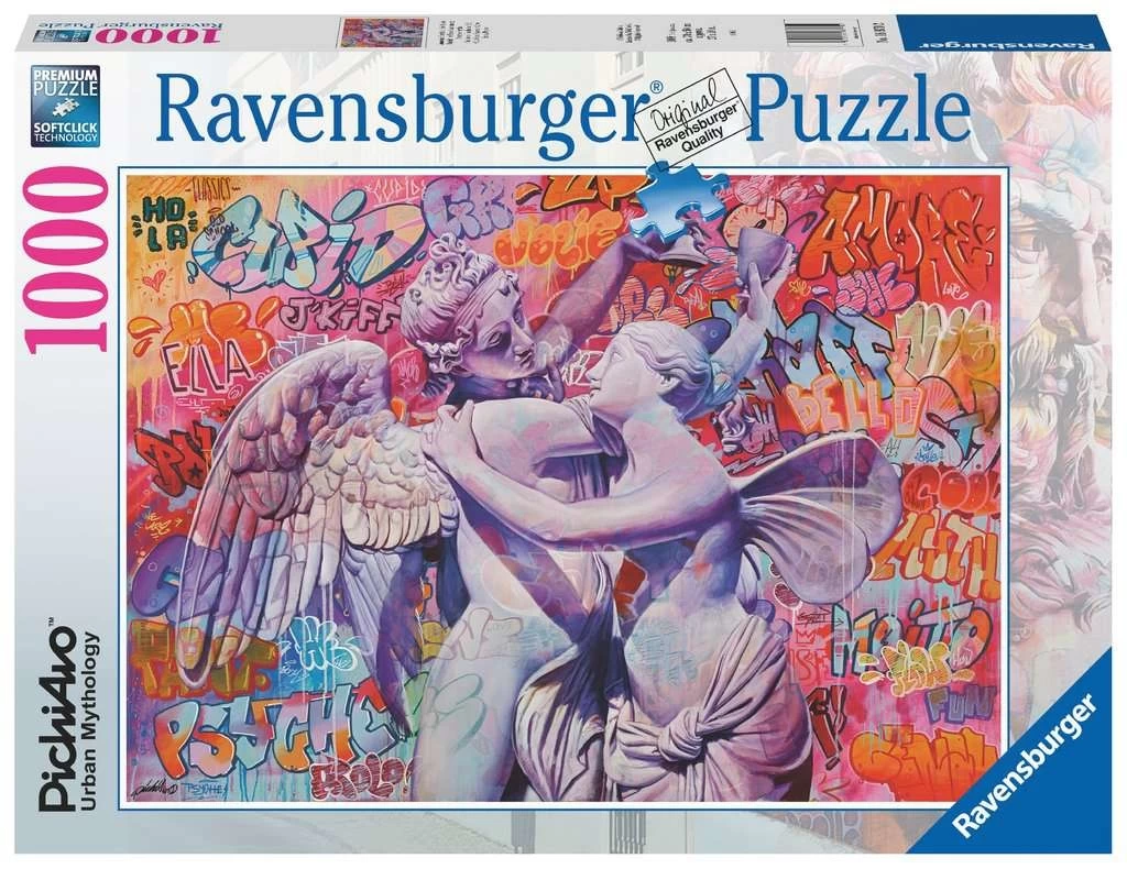 Ravensburger Cupido En Psyche Verliefd - Puzzel Van 1000 Stukjes 3 Ravensburger Cupido En Psyche Verliefd - Puzzel Van 1000 Stukjes