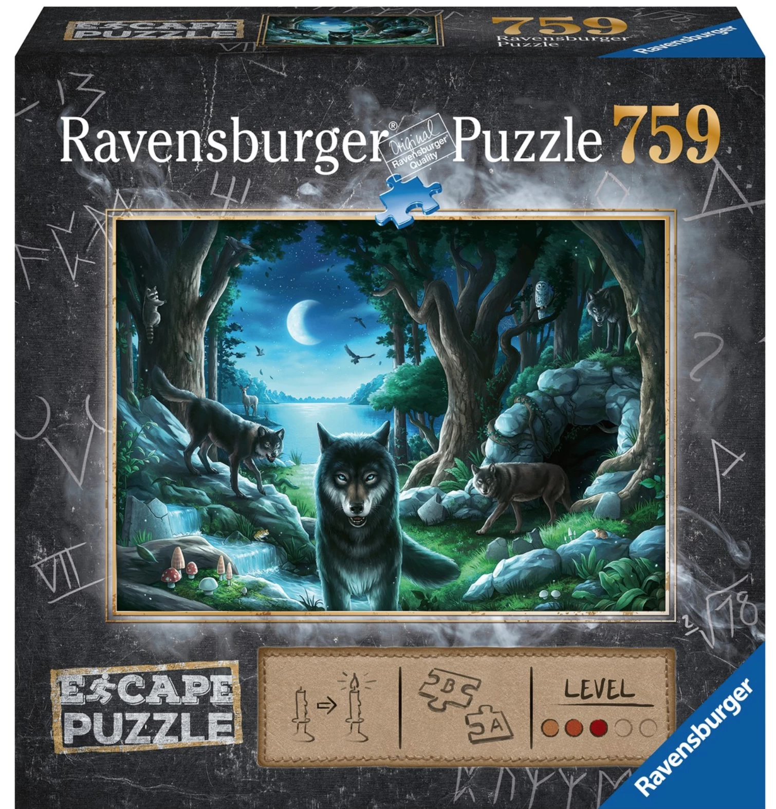 Ravensburger Escape Puzzel 7: De Vloek Van De Wolven - 759 Stukjes 3 Ravensburger Escape Puzzel 7: De Vloek Van De Wolven - 759 Stukjes