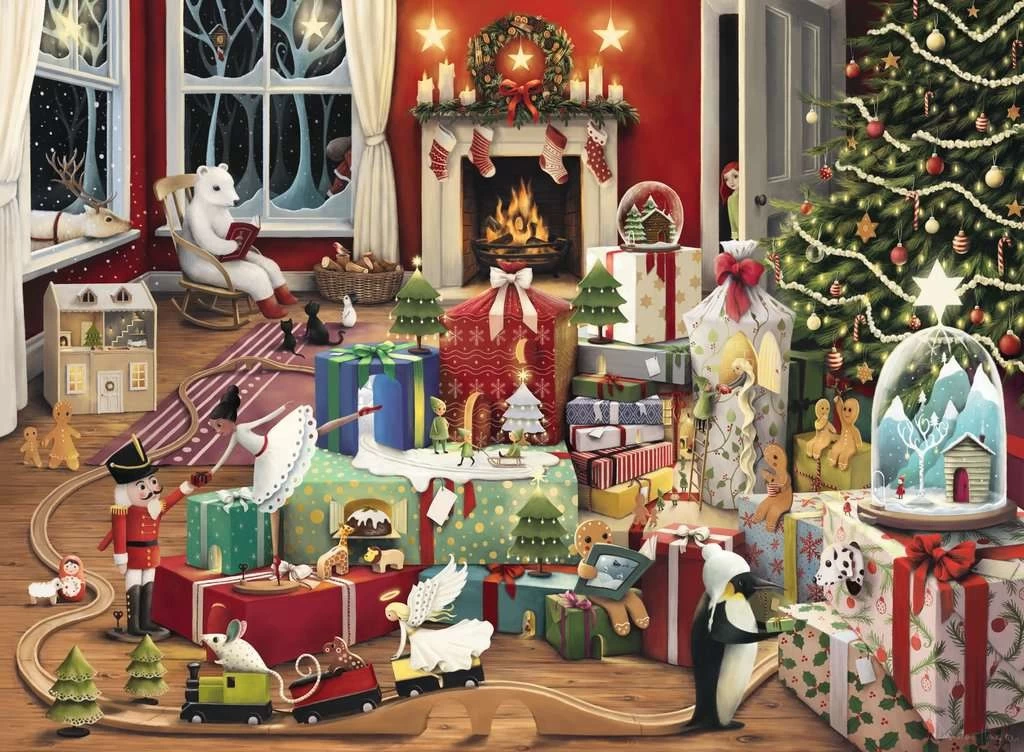 Ravensburger Kersttijd - Puzzel Van 500 Stukjes 4 Ravensburger Kersttijd - Puzzel Van 500 Stukjes - Afbeelding 2