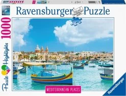 Ravensburger Mediterraan Malta - Puzzel Van 1000 Stukjes