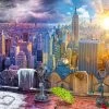 Ravensburger New York, Winter En Zomer - Puzzel Van 1500 Stukjes