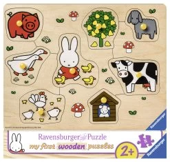 Ravensburger Nijntje Op De Boerderij - 8 Stukjes