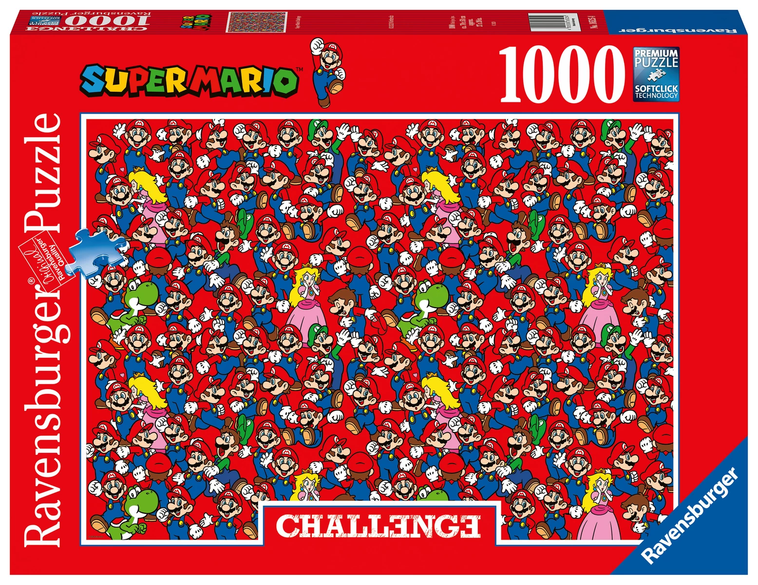 Ravensburger Super Mario - Challenge - Puzzel Van 1000 Stukjes 4 Ravensburger Super Mario - Challenge - Puzzel Van 1000 Stukjes - Afbeelding 2