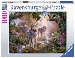 Ravensburger Wolvenfamilie In De Zomer - Legpuzzel Van 1000 Stukjes -online speelgoedwinkel! ravensburger wolvenfamilie in de zomer legpuzzel v 1