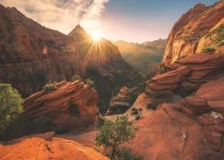 Ravensburger Zion Canyon - USA - Puzzel Van 1000 Stukjes -online speelgoedwinkel! ravensburger zion canyon usa puzzel van 1000 stukj 1