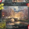 Schmidt Central Park - Glow In The Dark - Thomas Kinkade - Puzzel Van 1000 Stukjes -online speelgoedwinkel! schmidt central park glow in the dark thomas kinka