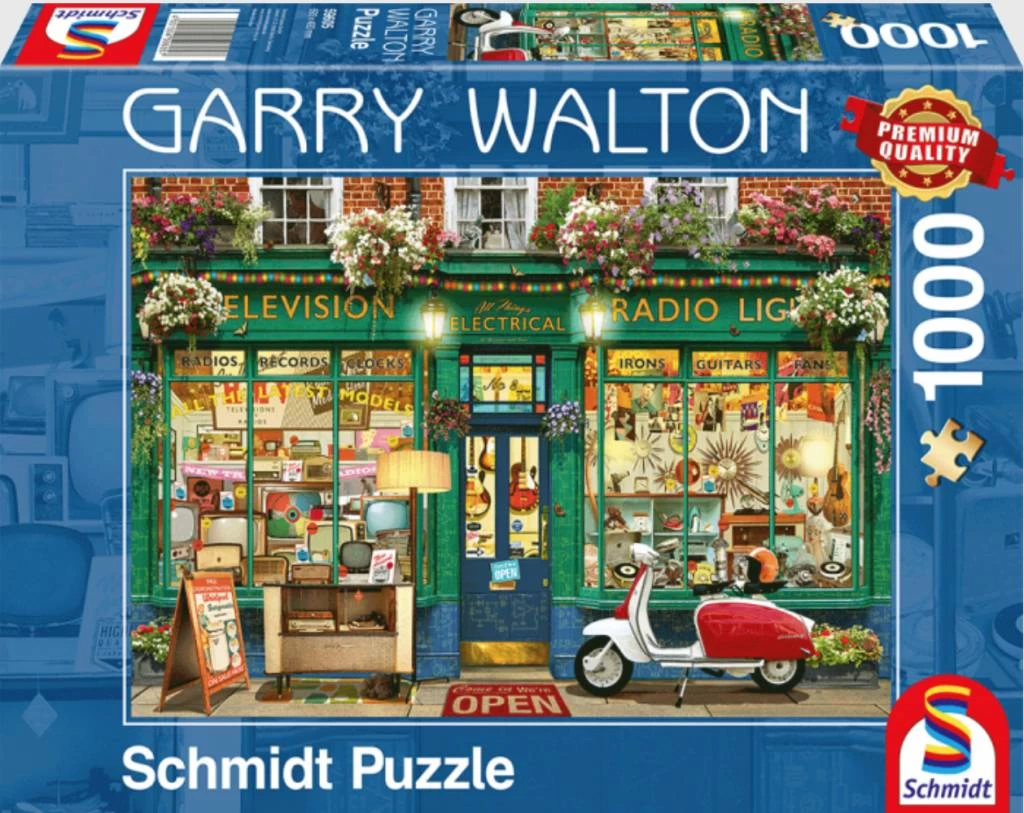 Schmidt De Elektronica Winkel - Garry Walton - Puzzel Van 1000 Stukjes 4 Schmidt De Elektronica Winkel - Garry Walton - Puzzel Van 1000 Stukjes - Afbeelding 2