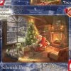 Schmidt De Kerstman Is Er - Thomas Kinkade - Puzzel Van 1000 Stukjes -online speelgoedwinkel! schmidt de kerstman is er thomas kinkade puzzel va