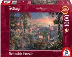 Schmidt Lady En De Vagebond - Thomas Kinkade - Puzzel Van 1000 Stukjes -online speelgoedwinkel! schmidt lady en de vagebond thomas kinkade puzzel 1