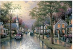 Schmidt Ochtendgloren In De Kleine Stad - 1000 Stukjes -online speelgoedwinkel! schmidt ochtendgloren in de kleine stad 1000 stukj 1