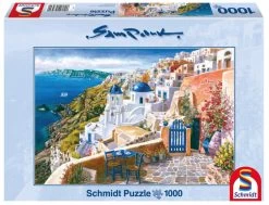 Schmidt Zicht Op Het Wondermooie Santorini - 1000 Stukjes