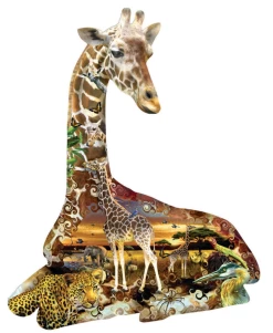 SUNSOUT Giraf In Afrika - Legpuzzel Van 1000 Stukjes