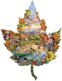 SUNSOUT Het Meer In De Herfst - Legpuzzel Van 1000 Stukjes