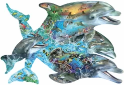 SUNSOUT Lied Van De Dolfijnen - Legpuzzel Van 1000 Stukjes