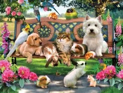 SUNSOUT Pets In The Park - Legpuzzel Van 500 XXL Stukjes