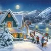 SUNSOUT Snow Moon - Legpuzzel Van 300 XXL Stukjes -online speelgoedwinkel! sunsout snow moon legpuzzel van 300 xxl stukjes